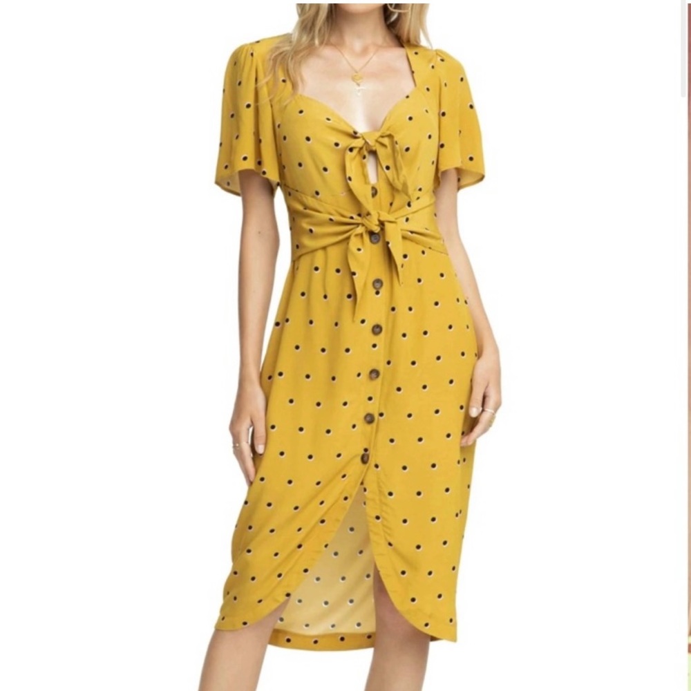 ASTR polka dot vintage inspired dress
